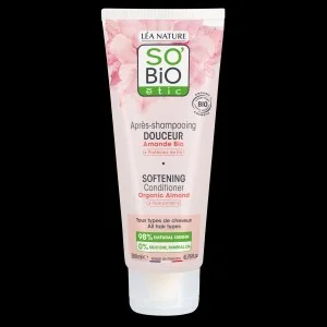 SO’BiO étic Vlasový kondicionér s mandľovým mliekom a ryžovými proteínmi BIO (200 ml) - pre všetky typy vlasov
