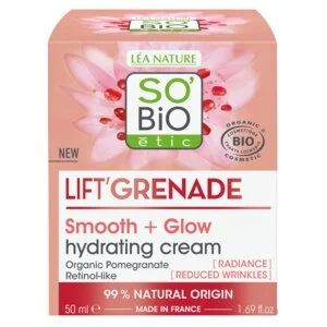 SO’BiO étic Denný rozjasňujúci krém proti vráskam Lift'Grenade BIO (50 ml) - s granátovým jablkom