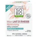 SO’BiO étic Krém hodvábny hydratačný s oslieho mlieka BIO (50 ml) - pre všetky typy pleti vrátane citlivej