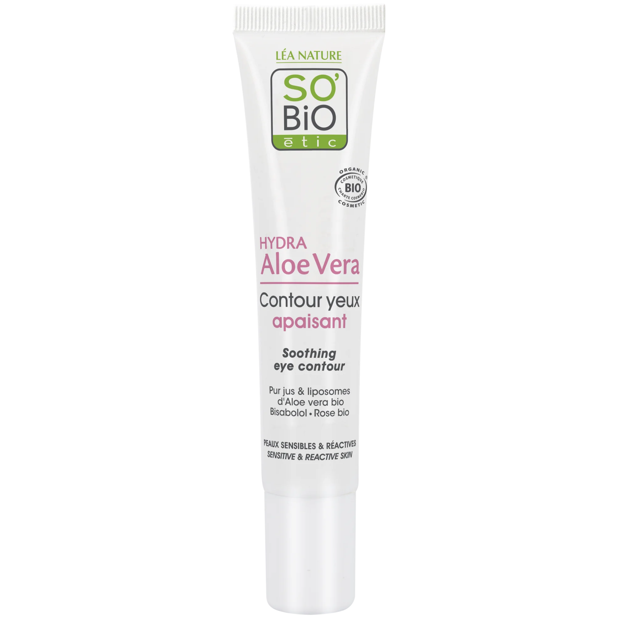 SO’BiO étic Upokojujúci krém okolo očí s Aloe Vera BIO (15 ml) - hydratuje a upokojuje očné okolie