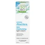 SO’BiO étic Krém ľahko hydratačný denný s Aloe Vera BIO (50 ml) - s kyselinou hyalurónovou