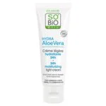 SO’BiO étic Krém ľahko hydratačný denný s Aloe Vera BIO (50 ml) - s kyselinou hyalurónovou
