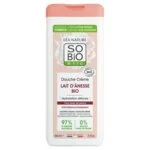 SO’BiO étic Jemne hydratačný sprchový krém s BIO oslím mliekom (650 ml) - všetky typy pokožky