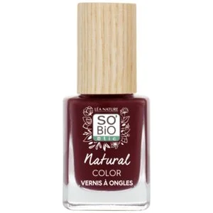 SO’BiO étic Lak na nechty - 15 zvodná červená (11 ml) - so žiarivou a intenzívnou farbou
