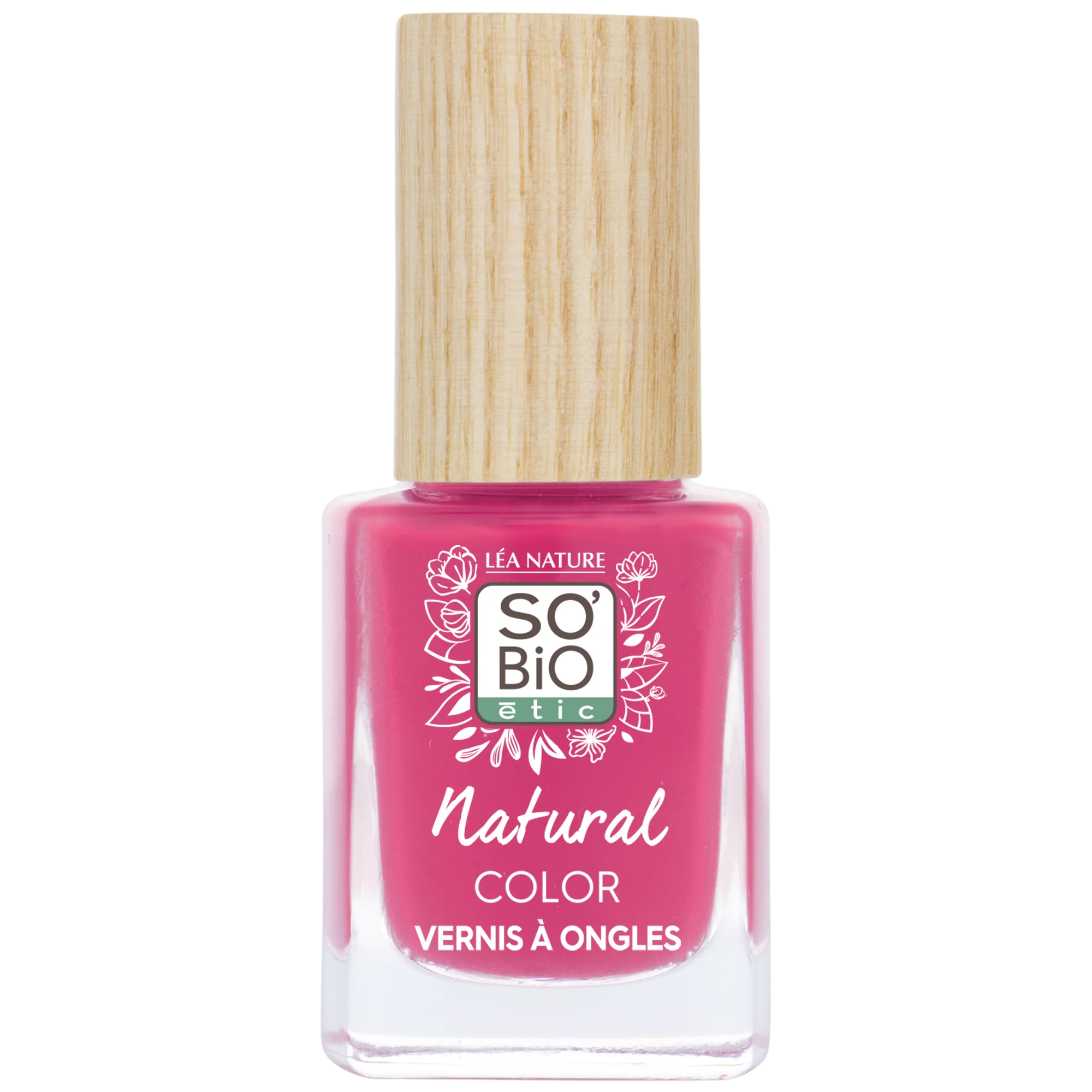 SO’BiO étic Lak na nechty - 40 bohémska ružová (11 ml) - so žiarivou a intenzívnou farbou