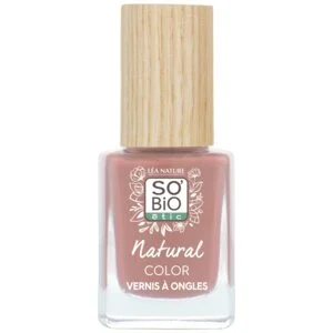 SO’BiO étic Lak na nechty - 45 ružová pivonka (11 ml) - so žiarivou a intenzívnou farbou
