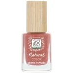 SO’BiO étic Lak na nechty - 65 ružová nude (11 ml) - so žiarivou a intenzívnou farbou