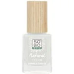 SO’BiO étic Lak na nechty - 80 francúzska biela (11 ml) - so žiarivou a intenzívnou farbou