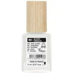 SO’BiO étic Lak na nechty - 80 francúzska biela (11 ml) - so žiarivou a intenzívnou farbou