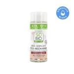 SO’BiO étic Náplň do 24 h hydratačného roll-on dezodorantu s BIO oslím mliekom (150 ml) - jedna náplň nahradí tri roll-ony