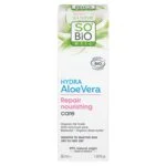 SO’BiO étic Výživná regeneračná starostlivosť s Aloe vera pre citlivú pleť BIO (50 ml) - hydratuje a vyživuje pokožku