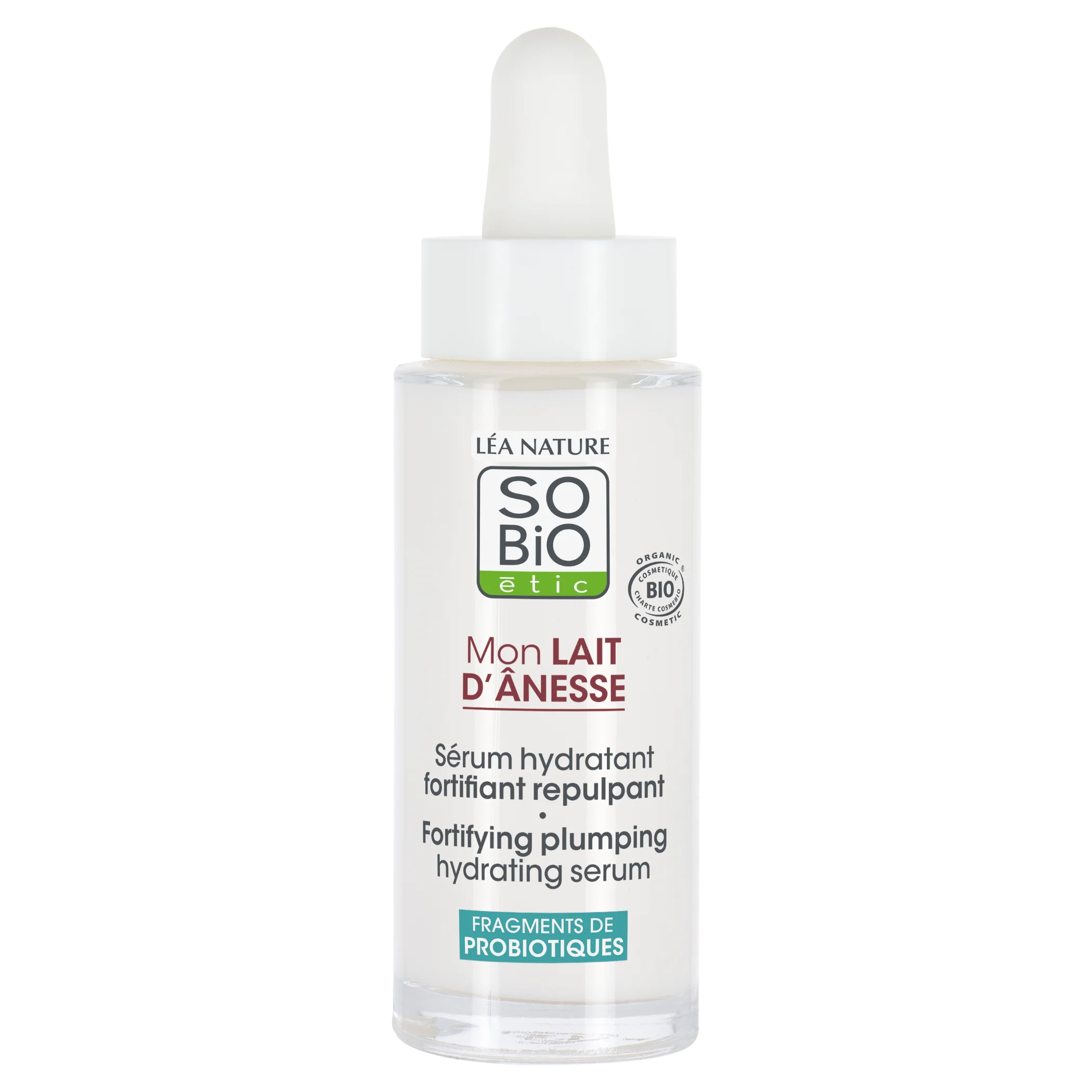 SO’BiO étic Posilňujúce hydratačné sérum s BIO oslím mliekom (30 ml) - s kyselinou hyalurónovou