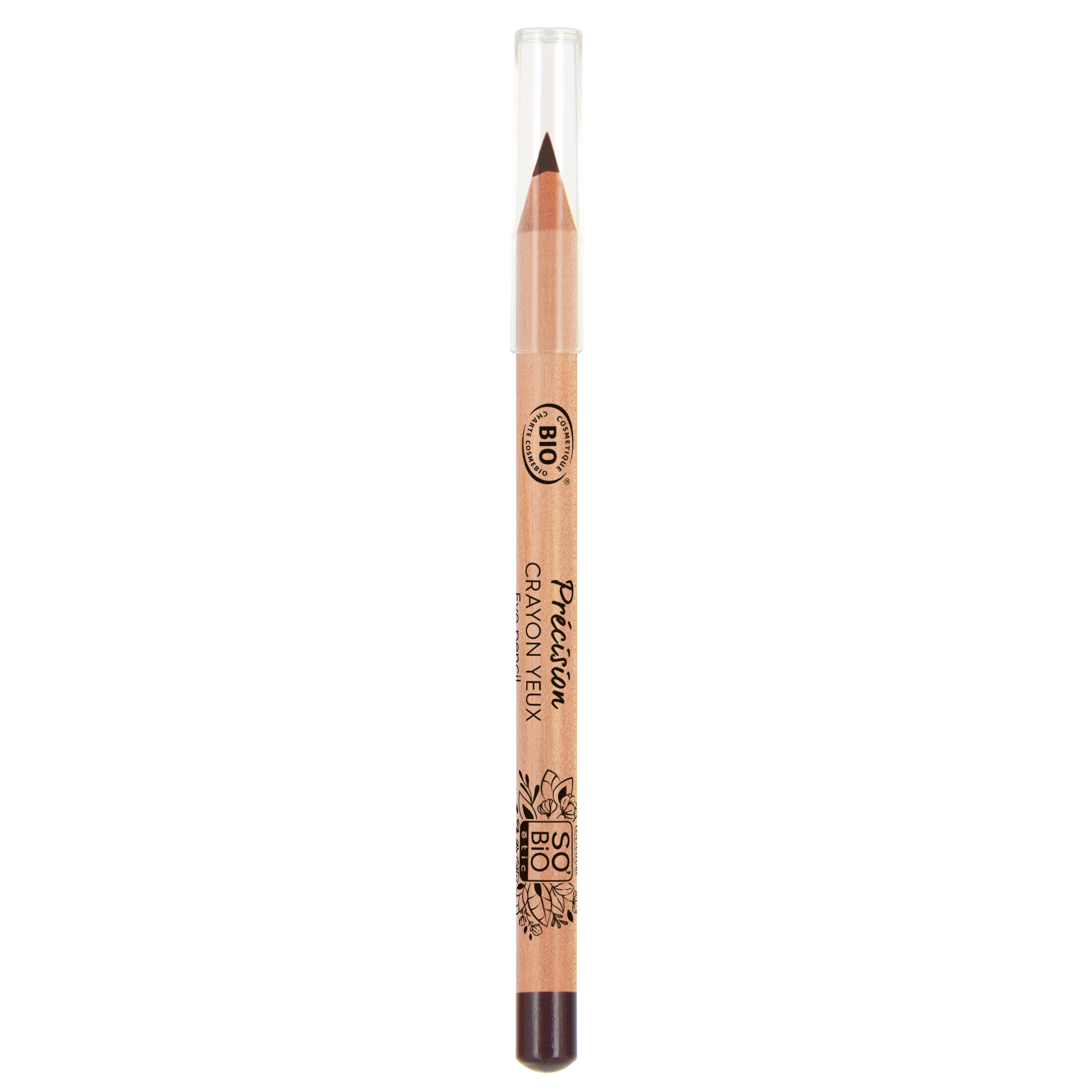 SO’BiO étic Prírodná očná ceruzka PRÉCISION BIO (3 g) 02 hnedá BIO - zvýrazní vaše oči