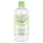SO’BiO étic Micelárna voda Aloe Vera čistiaca - zinok a citrusy BIO (500 ml) - ideálna pre zmiešanú až mastnú pleť