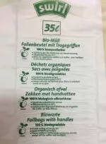 Swirl Biokompostovateľné vrecia s uškami (6ks) - 35 l