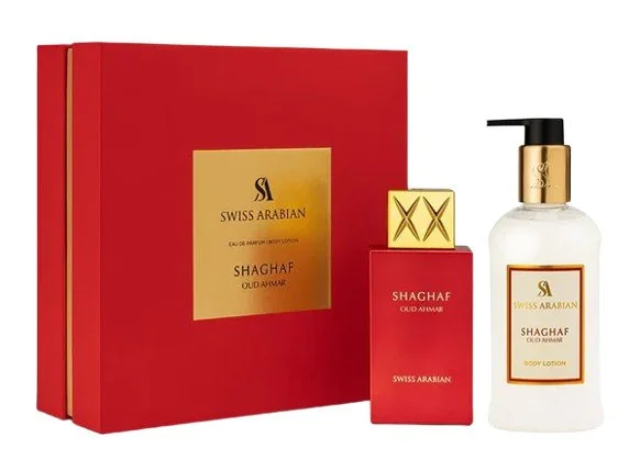 Shaghaf Oud Ahmar U 75 ml + telové mlieko parfumovaná voda 300 ml