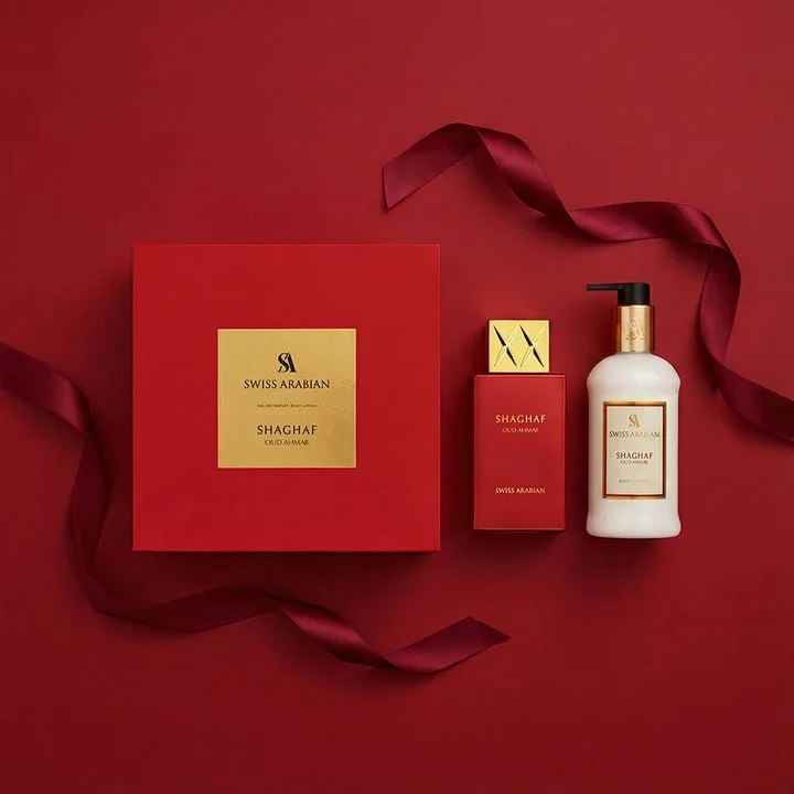 Shaghaf Oud Ahmar U 75 ml + telové mlieko parfumovaná voda 300 ml
