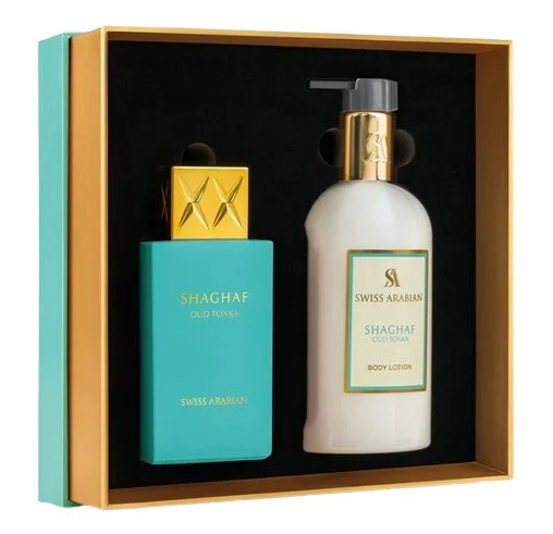 Shaghaf Oud Tonka U 75 ml + telové mlieko parfumovaná voda 300 ml