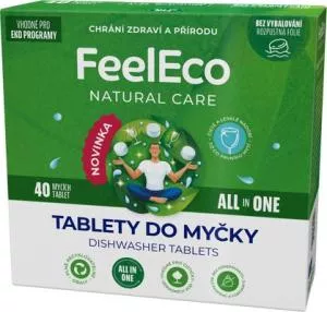 FeelEco Tablety do umývačky riadu všetko v jednom 40 KS