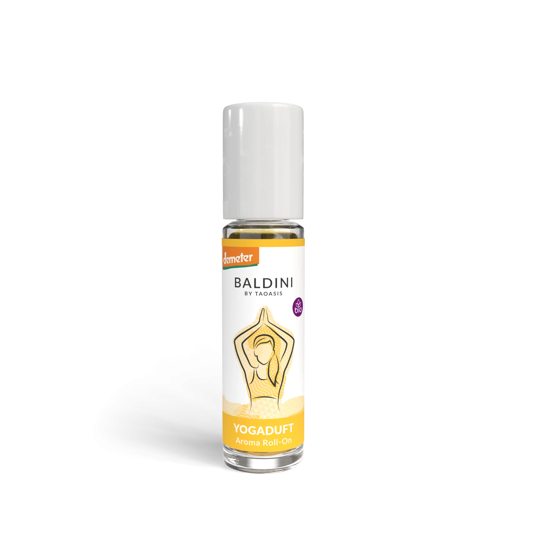 Taoasis Baldini Aroma roll-on Yoga Scent BIO (10 ml) - uzemňujúci, harmonizujúci a vyrovnávajúci