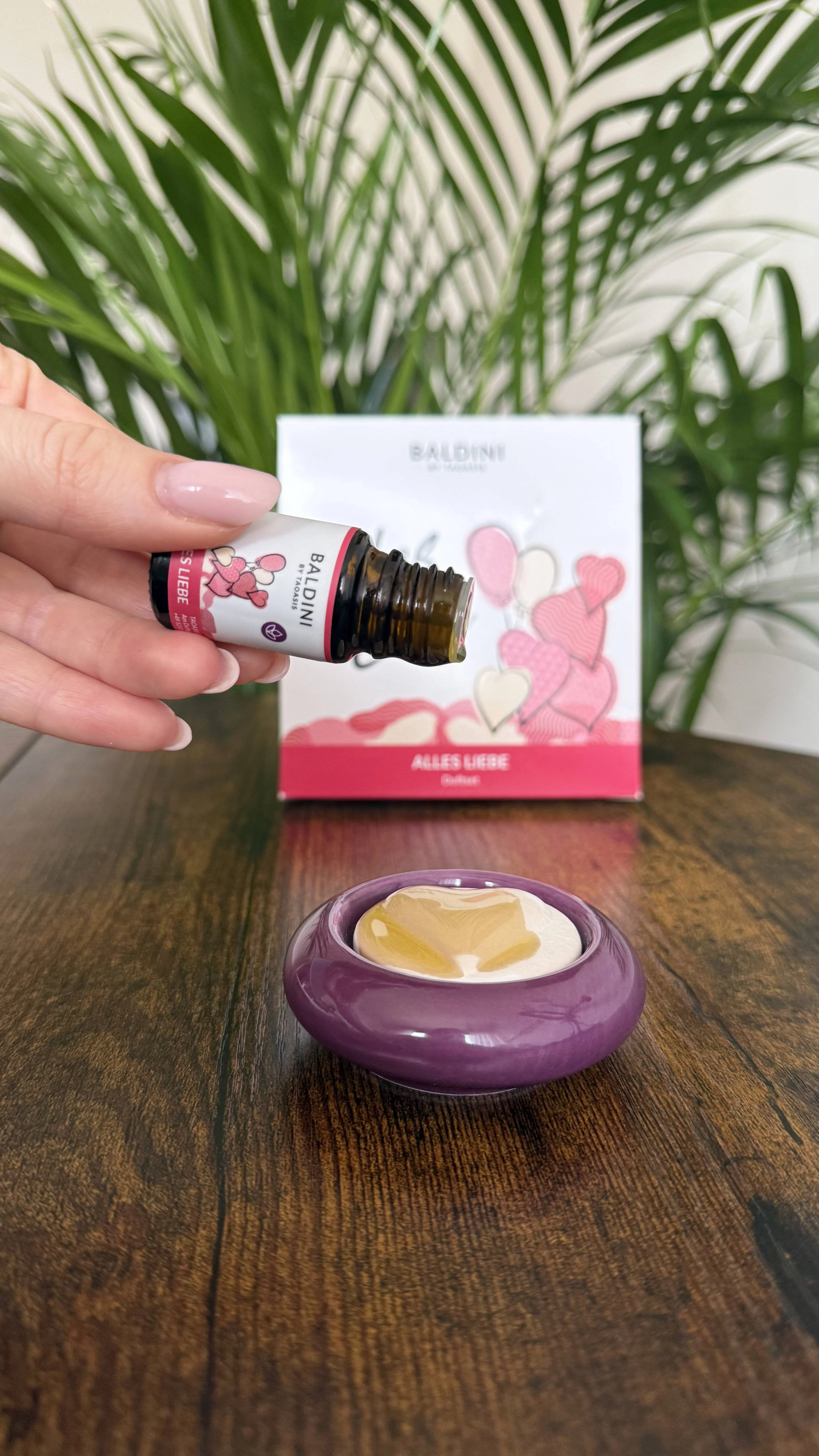 Taoasis Baldini Aromaset All the Love BIO (5 ml) - harmonizujúca vôňa s kamenným difuzérom
