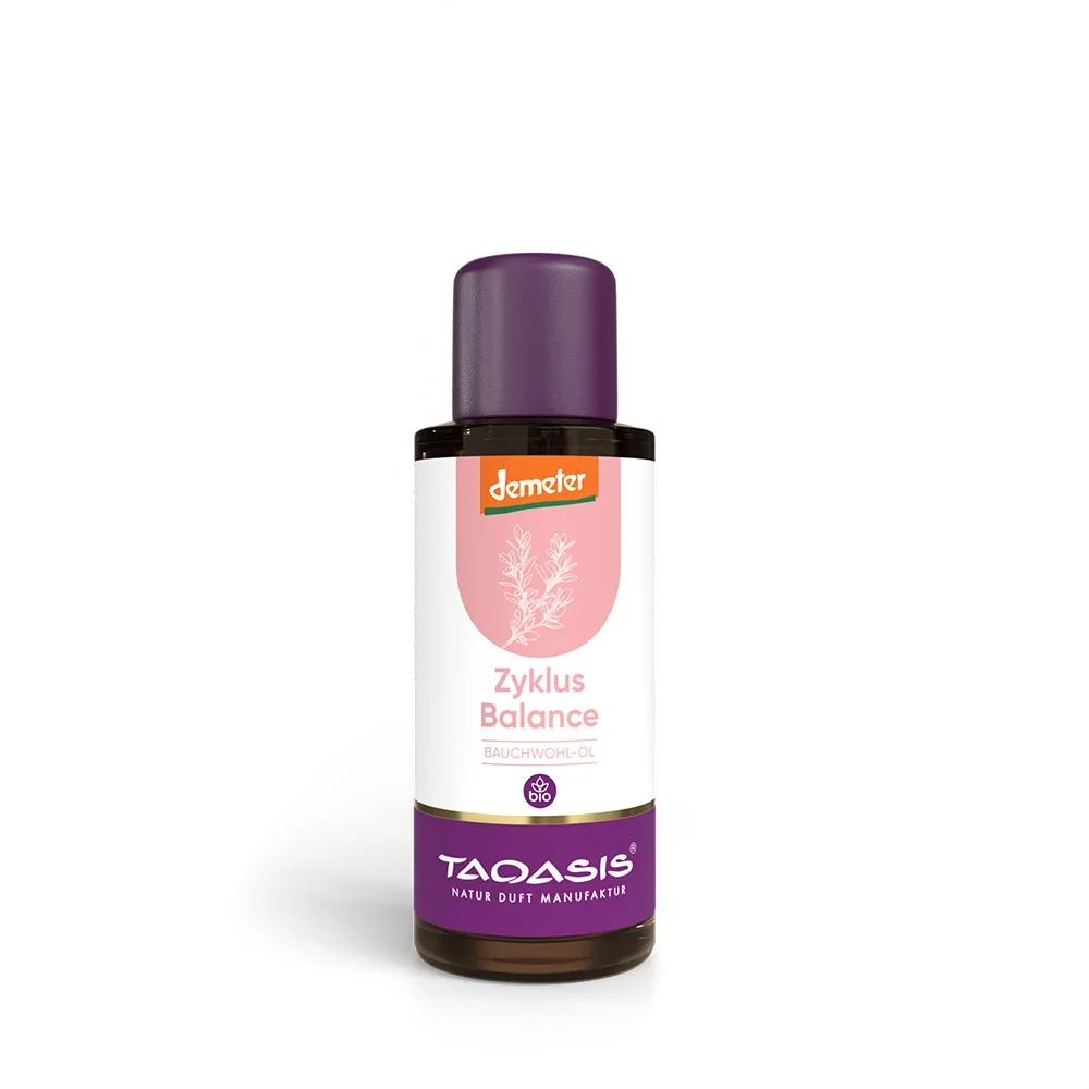 Taoasis Masážny olej Women Cycle Balance BIO (50 ml) - podporuje uvoľnenie tela počas cyklu