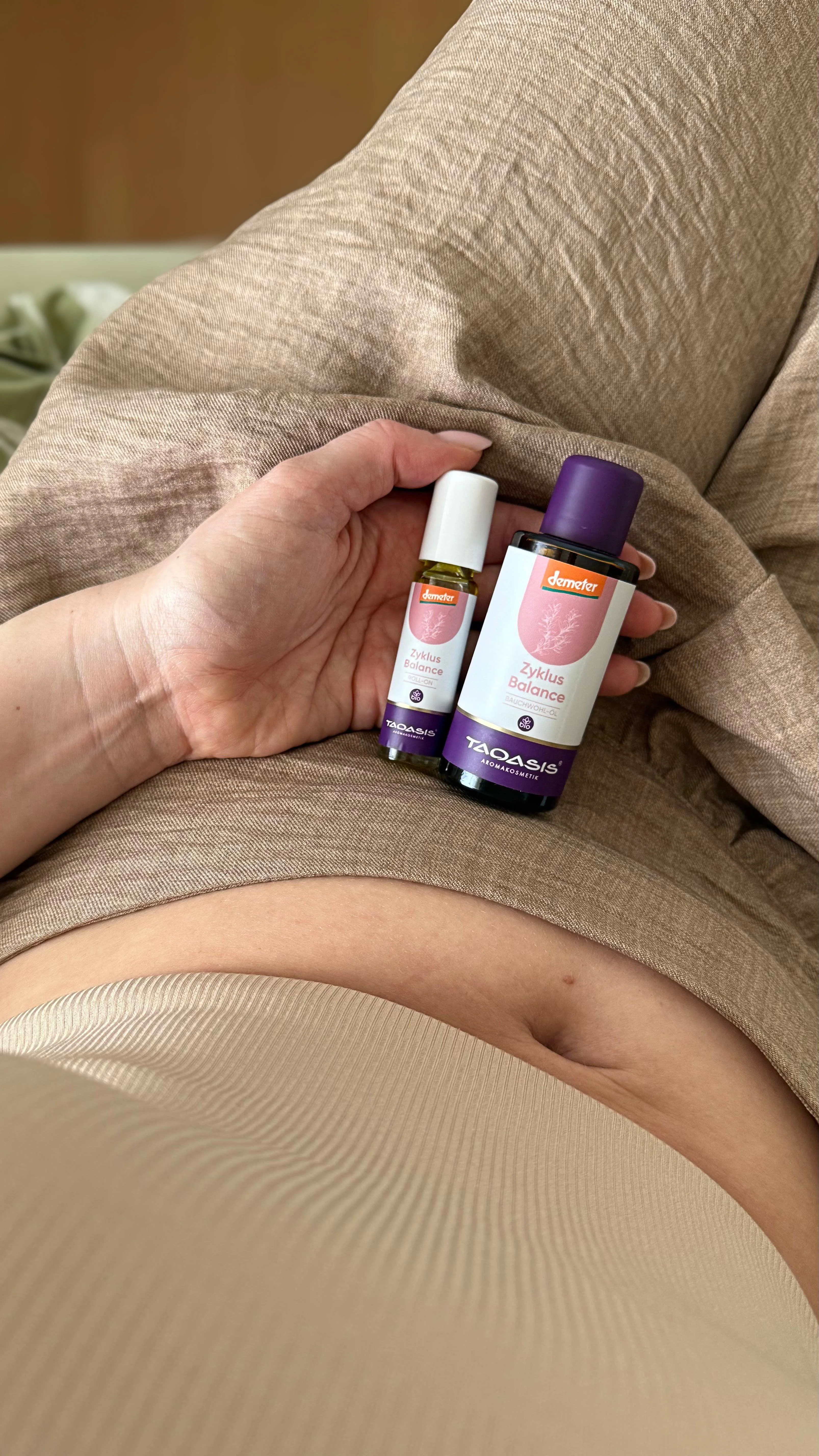 Taoasis Masážny olej Women Cycle Balance BIO (50 ml) - podporuje uvoľnenie tela počas cyklu