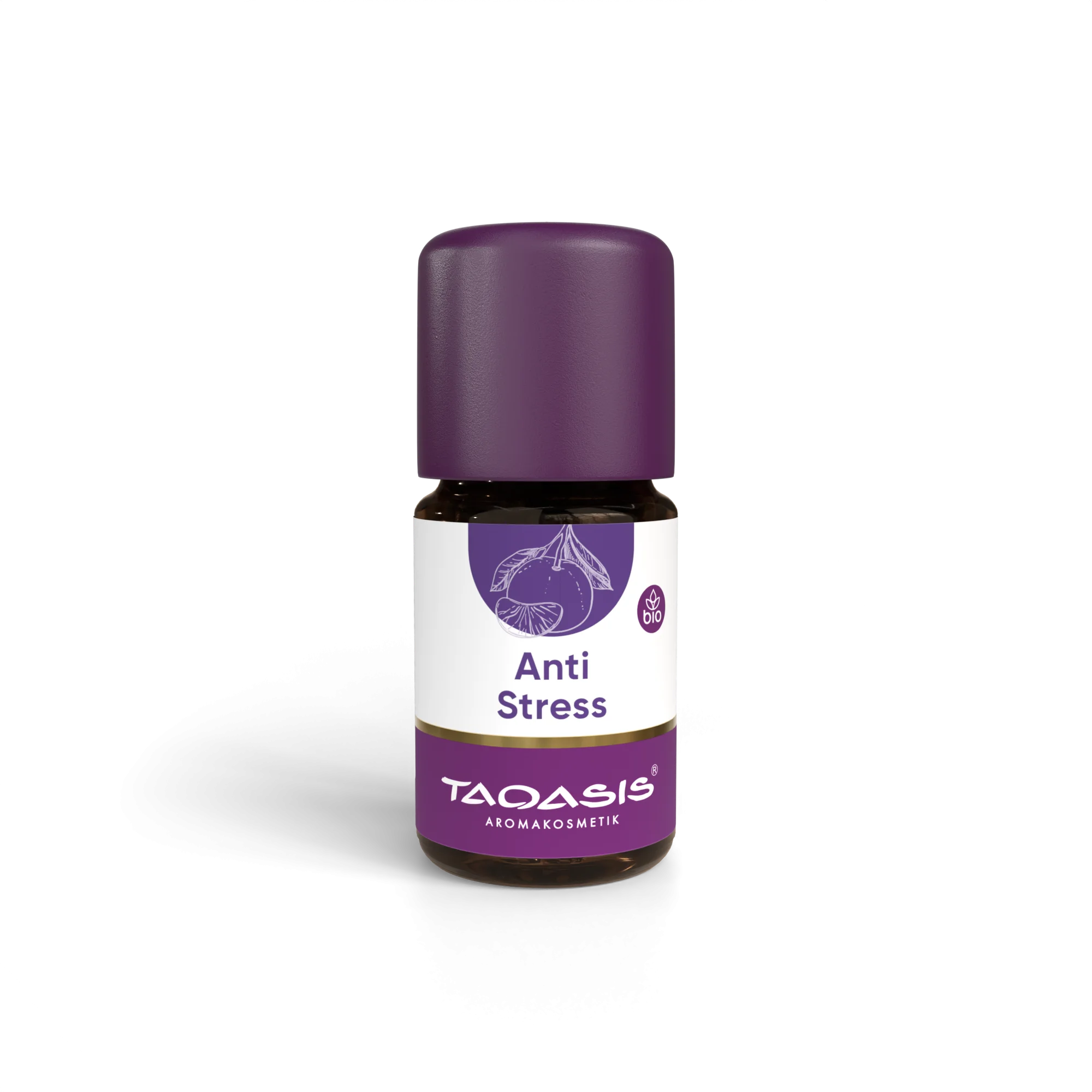 Taoasis Zmes éterických olejov Anti Stress BIO (5 ml) - upokojujúca, vyrovnávajúca a harmonizujúca