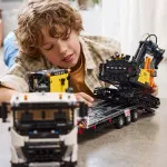 Technic 42175 Nákladné auto Volvo FMX a elektrický bager Volvo EC230