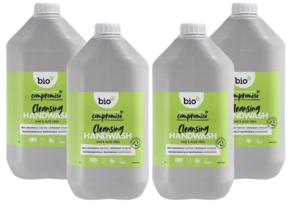 Bio-D Tekuté mydlo na ruky Aloe Vera a limetka - kanister (5 l)