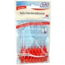 Normal medzizubné kefky 0,5 mm 8 ks
