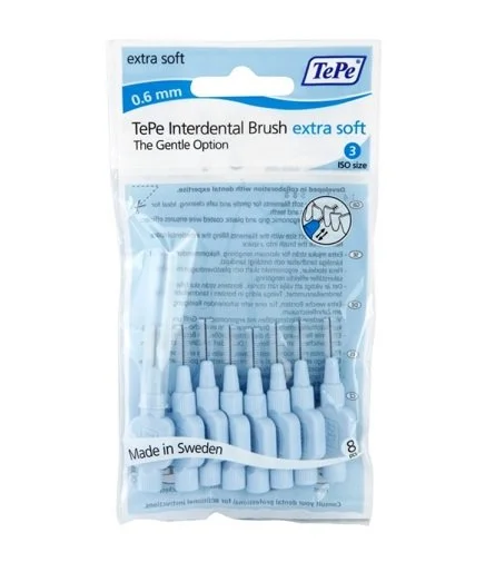 Extra Soft medzizubné kefky 0,6 mm 8 ks