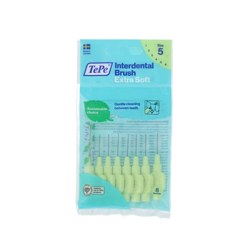 Extra Soft medzizubné kefky 5 zelené (0,8 mm) 8 ks