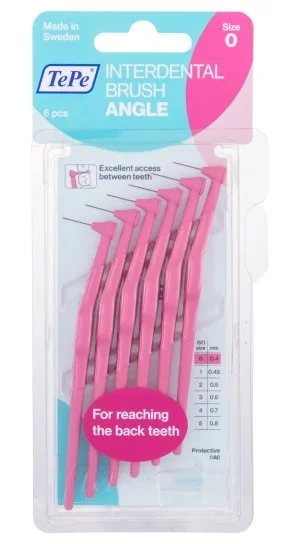 TePe Angle medzizubné kefky 0,4 mm 6 ks