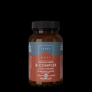 Terranova Health Advanced Synergy B-Complex (50 kapsúl) - obohatené o byliny a adaptogény