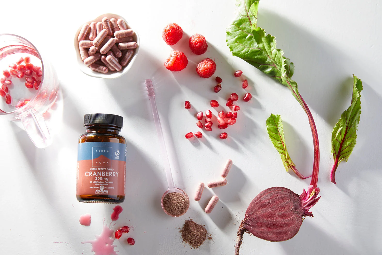 Terranova Health Brusnice sušené mrazom 300 mg BIO (50 kapsúl) - s antioxidantmi
