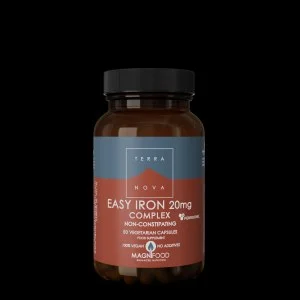 Terranova Health Easy Iron 20 mg Complex (50 kapsúl) - dobre sa vstrebáva