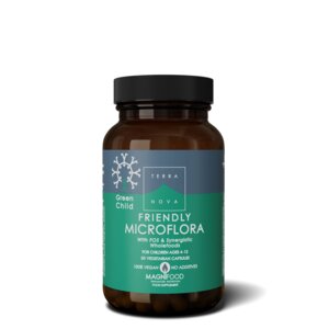 Green Child Friendly Microflora (50 kapsúl) - vhodný pre deti od 4 do 12 rokov