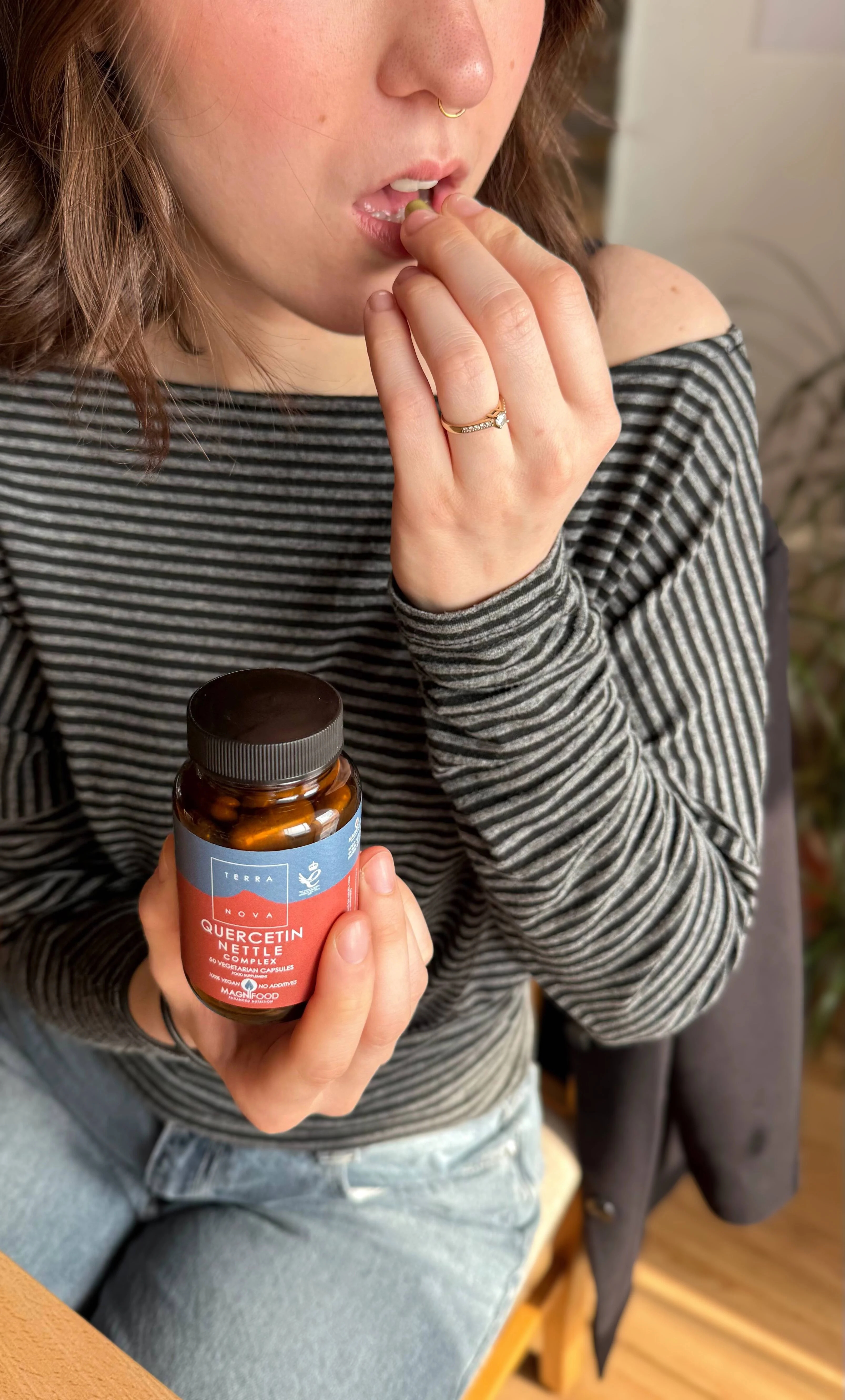 Terranova Health Quercetin Nettle Complex so žihľavou (50 kapsúl) - pri peľovej sezóne a oslabenej imunite