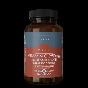 Terranova Health Vitamín C 250 mg Complex 100 kapsúl - vo forme minerálnych askorbátov
