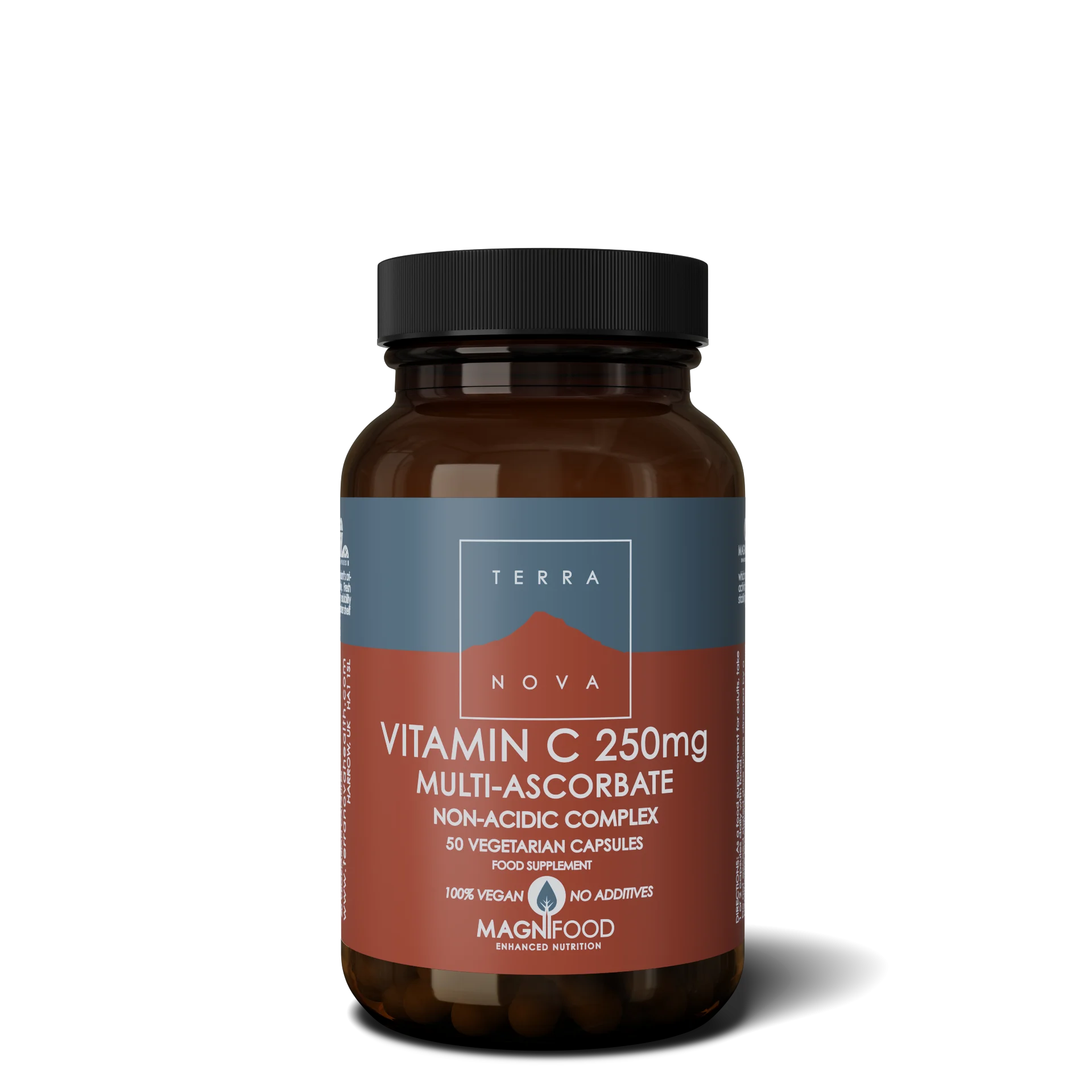 Terranova Health Vitamín C 250 mg Komplex 50 kapsúl - vo forme minerálnych askorbátov
