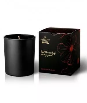 The Greatest Candle in the World Vonná sviečka v čiernom skle (170 g) - darjeelingový kvet