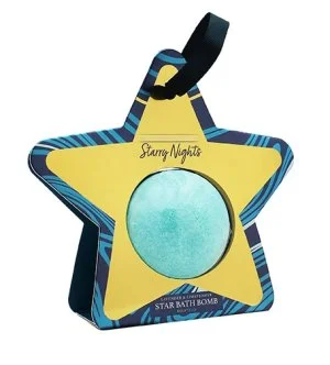 The Indulgent Bathing Co. Starry Nights Star Bath Bomb bomba do kúpeľa 100 g