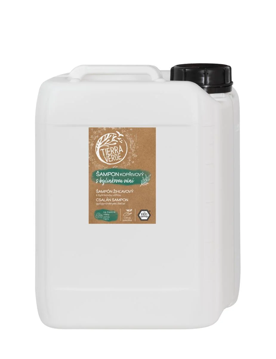 Tierra Verde Žihľavový šampón s bylinkovou vôňou 300 ml - na mastné vlasy