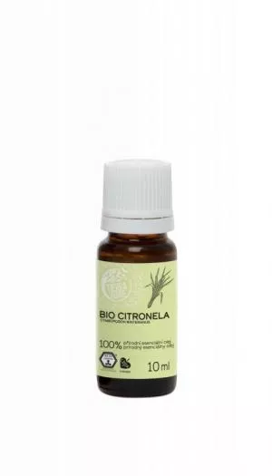 Tierra Verde Citronelový esenciálny olej BIO (10 ml) - silné repelentné účinky