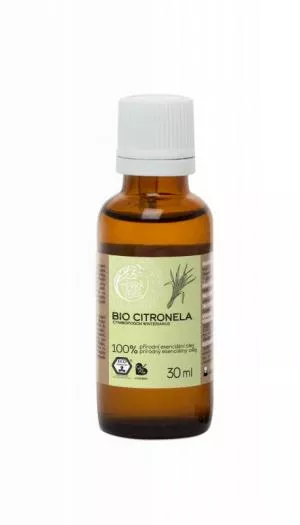 Tierra Verde Citronelový esenciálny olej BIO (30 ml) - silné repelentné účinky