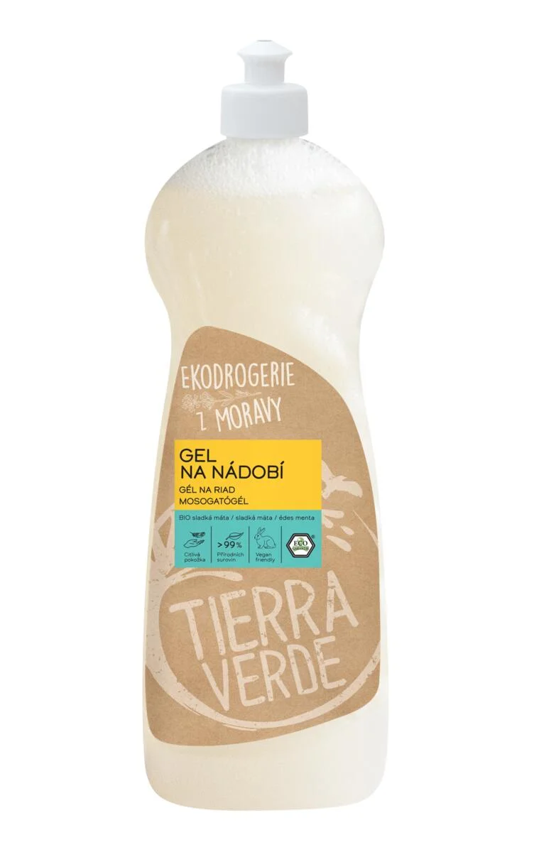 Tierra Verde Gél na riad - BIO sladká mäta 100 ml