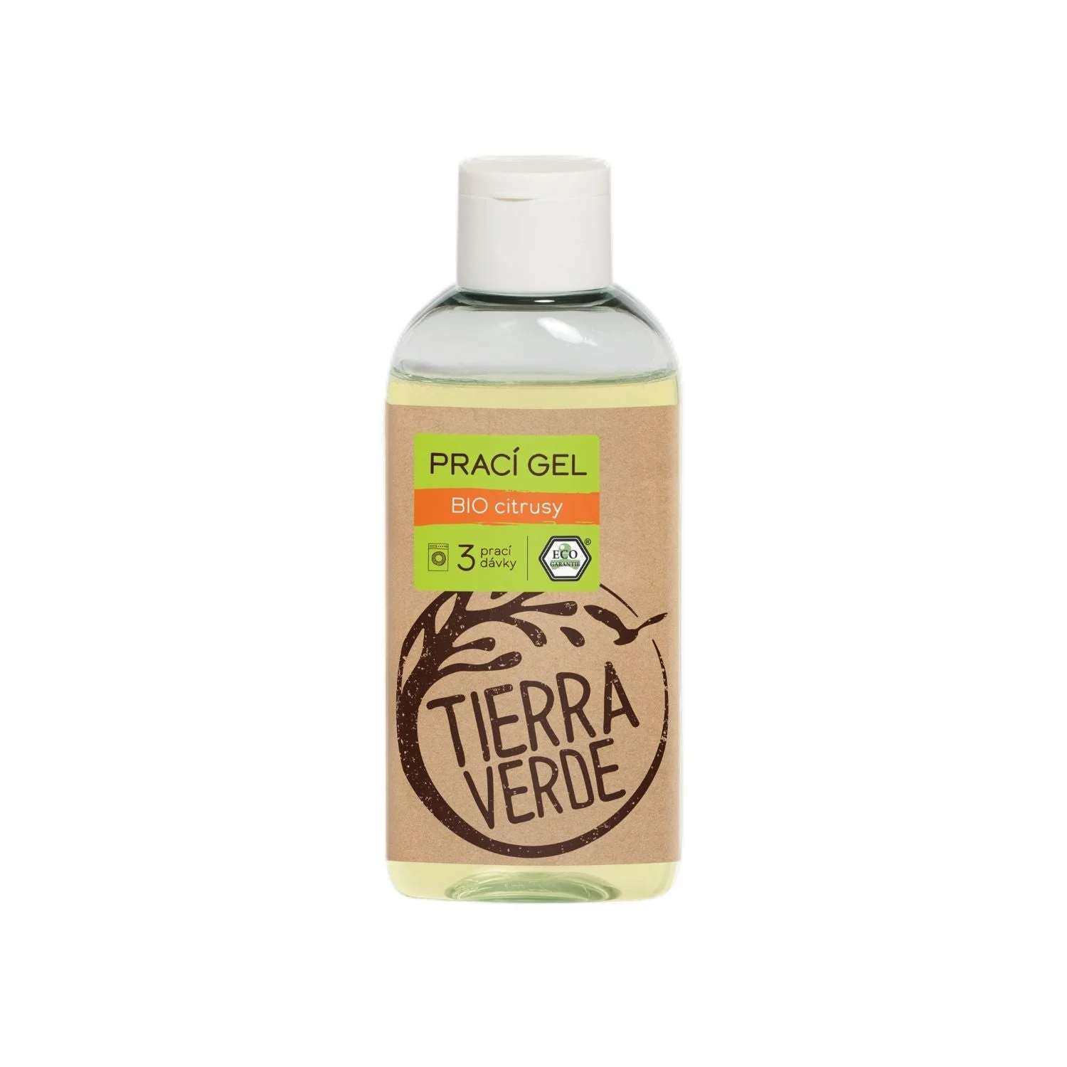 Tierra Verde Prací gél s vôňou BIO citrusov 100 ml - nová vylepšená receptúra