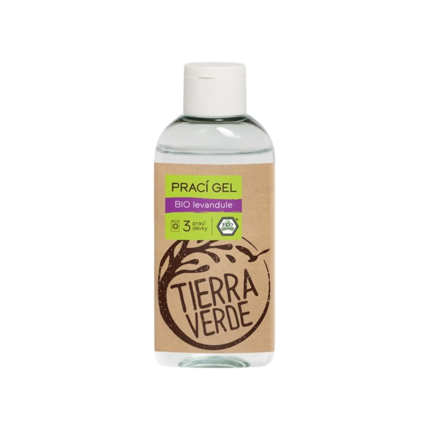 Tierra Verde Prací gél s vôňou BIO levandule 100 ml - nová vylepšená receptúra