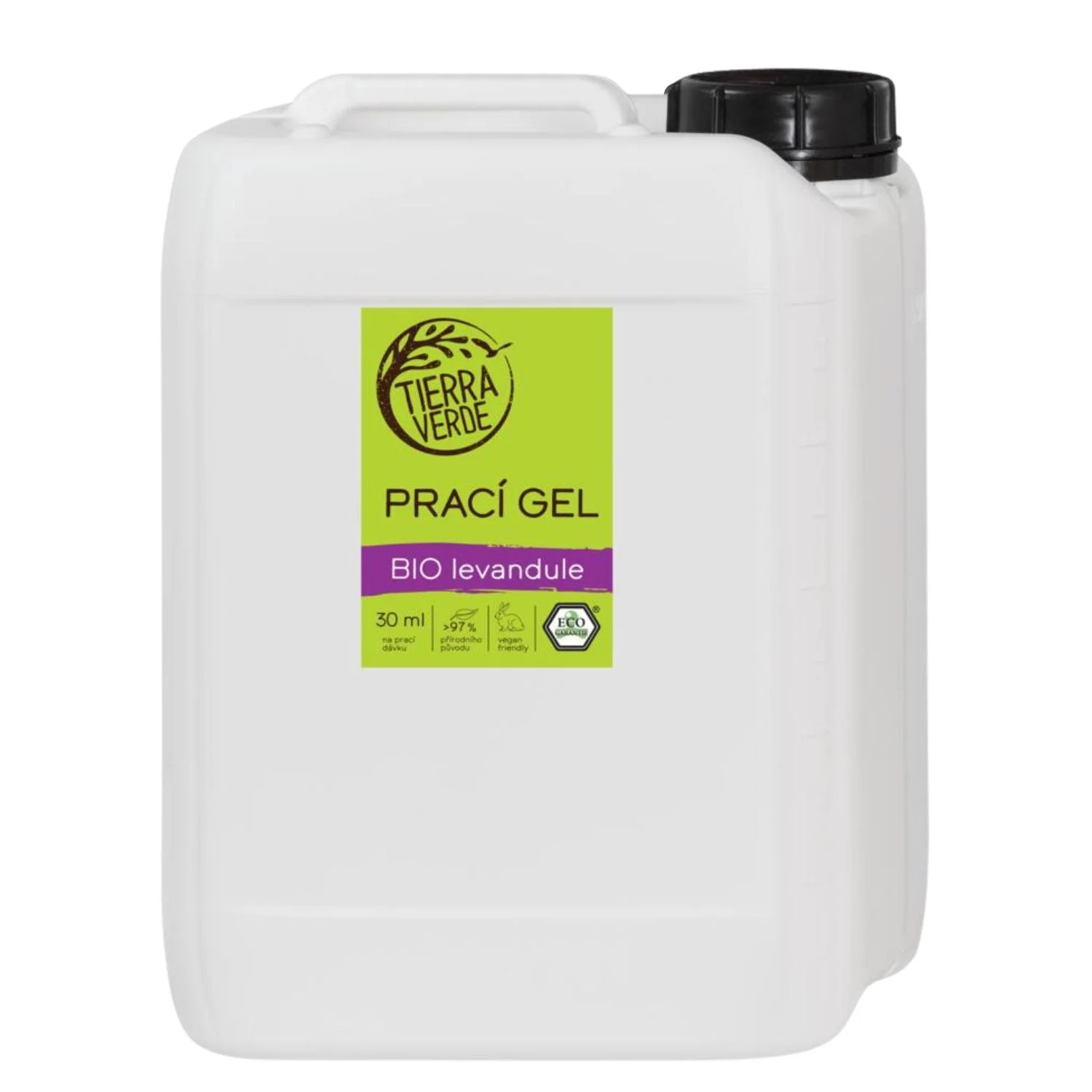 Tierra Verde Prací gél s vôňou BIO levandule 100 ml - nová vylepšená receptúra